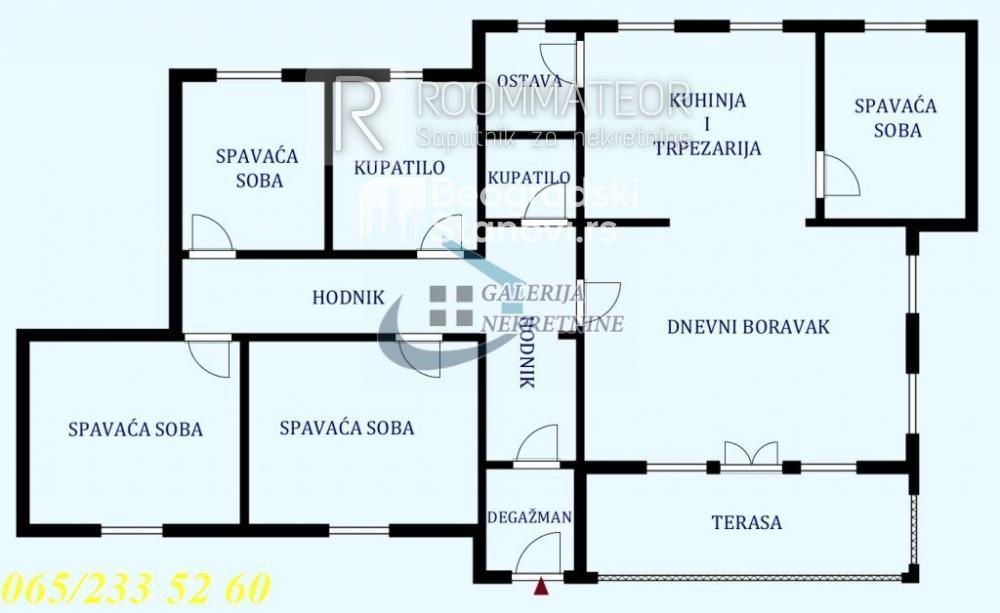 Stan na prodaju u Beogradu, Zvezdara, 190m2, cena 310000 evra