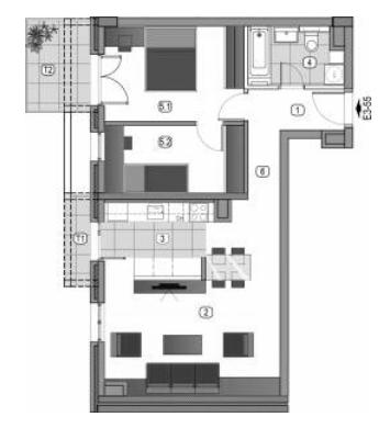 Stan na prodaju u Beogradu, Novi Beograd, trosoban, 73m2