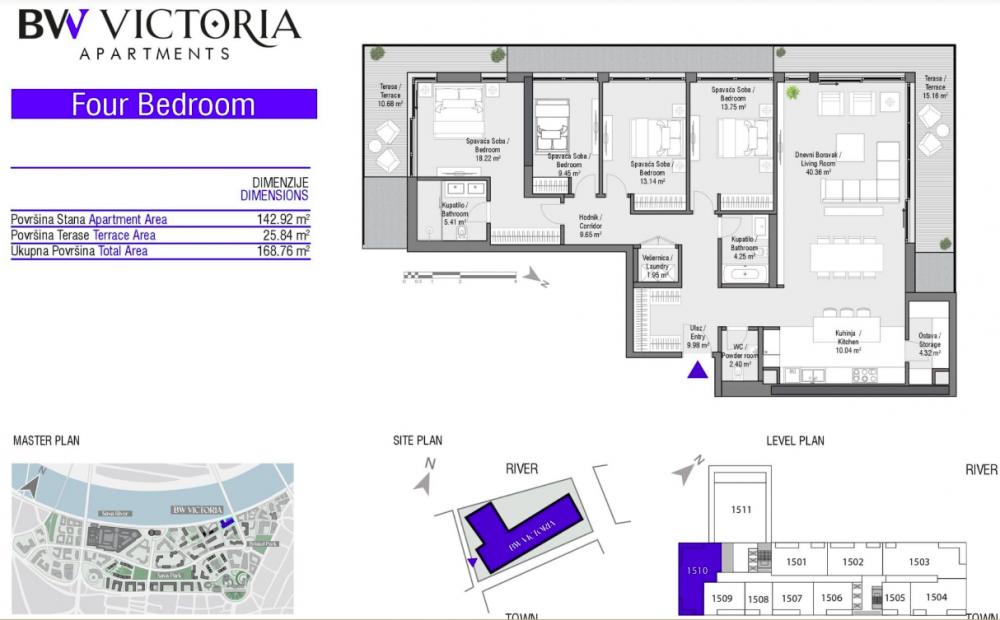 Stan na prodaju u Beogradu, Beograd na vodi, cetvorosoban, 169m2