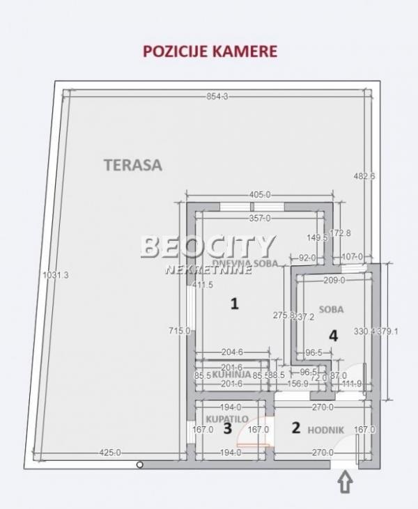 Stan na prodaju u Beogradu, Mirijevo, 33m2, cena 84900 evra