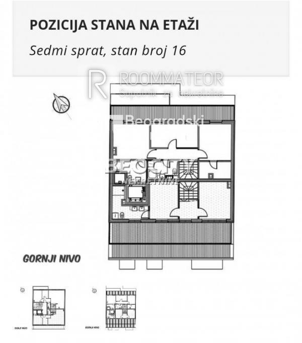 Stan na prodaju u Beogradu, Šumice, 124m2, cena 335340 evra