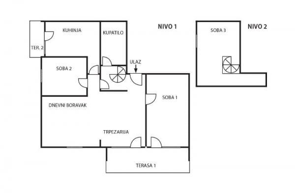 Stan na prodaju u Beogradu, Banovo brdo, 83m2, cena 125000 evra