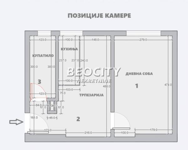 Stan na prodaju u Beogradu, Karaburma, jednosoban, 32m2, cena 96900 evra