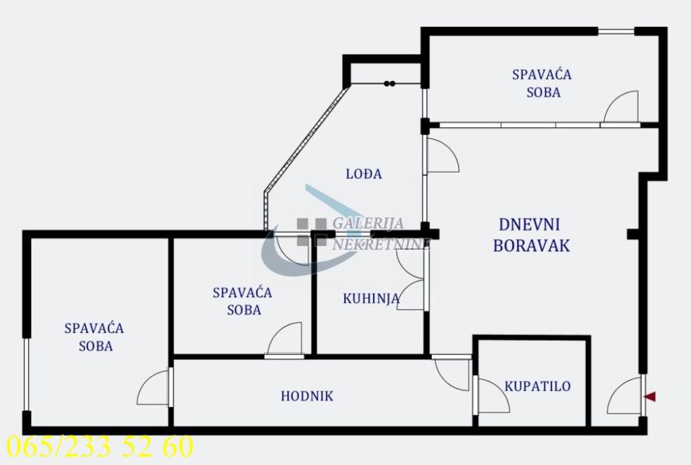 Stan na prodaju u Beogradu, Zemun, troiposoban, 75m2, cena 179000 evra