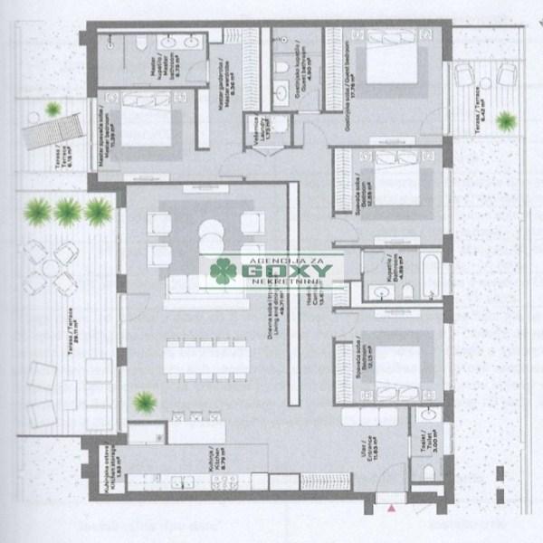 Stan na prodaju u Beogradu, Beograd na vodi, 211m2, cena 949500 evra