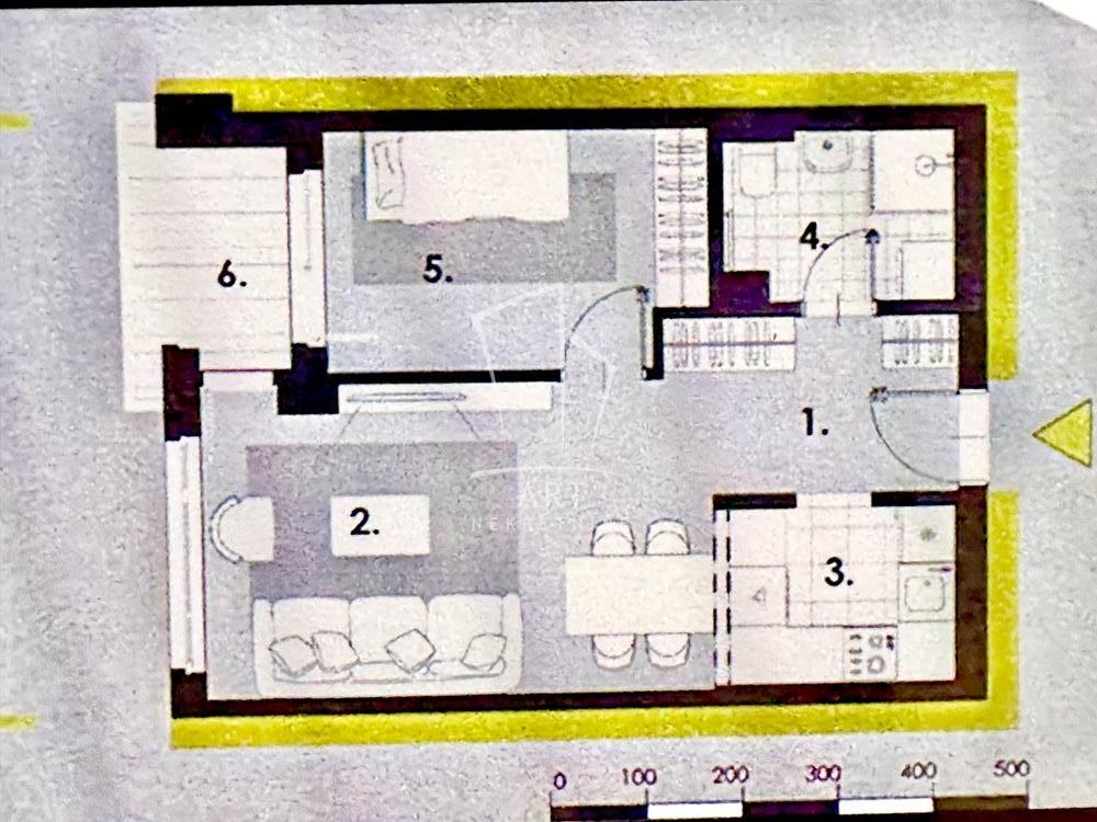 Stan na prodaju u Beogradu, Vračar, dvosoban, 42m2, cena 193000 evra
