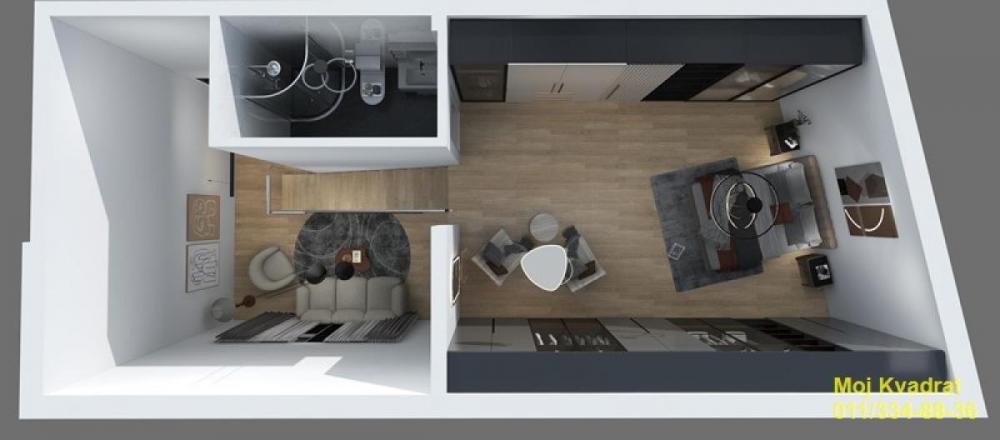 Stan na prodaju u Beogradu, Voždovac, trosoban, 76m2, cena 204282 evra