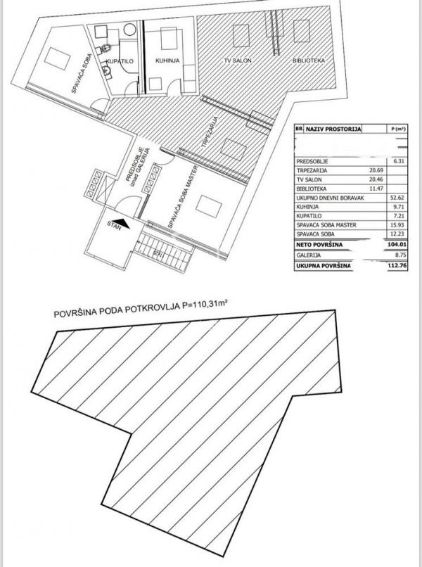 Stan na prodaju u Beogradu, Savski venac, trosoban, 110m2, cena 297000 evra