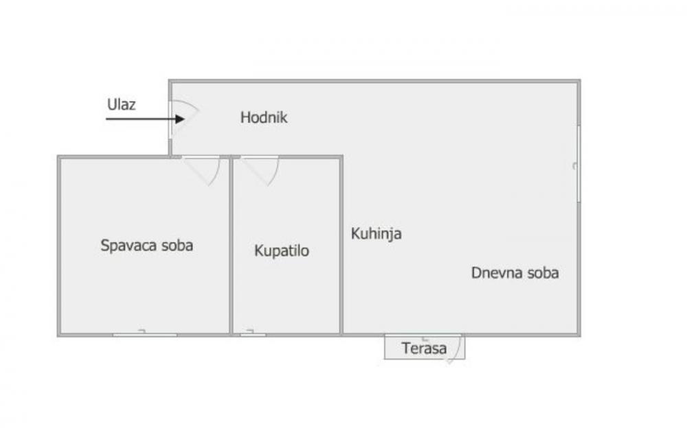 Stan na prodaju u Beogradu, Surčin, dvosoban, 40m2, cena 78600 evra