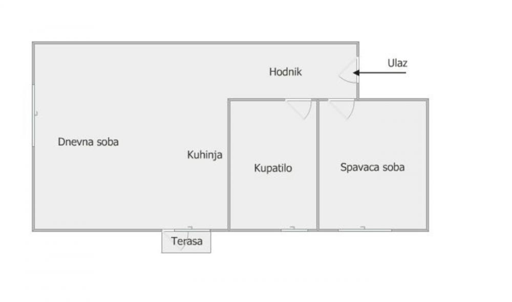 Stan na prodaju u Beogradu, Surčin, dvosoban, 40m2, cena 78600 evra