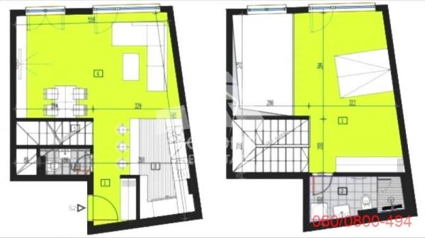 Stan na prodaju u Beogradu, Crveni Krst, dvosoban, 60m2, cena 221132 evra