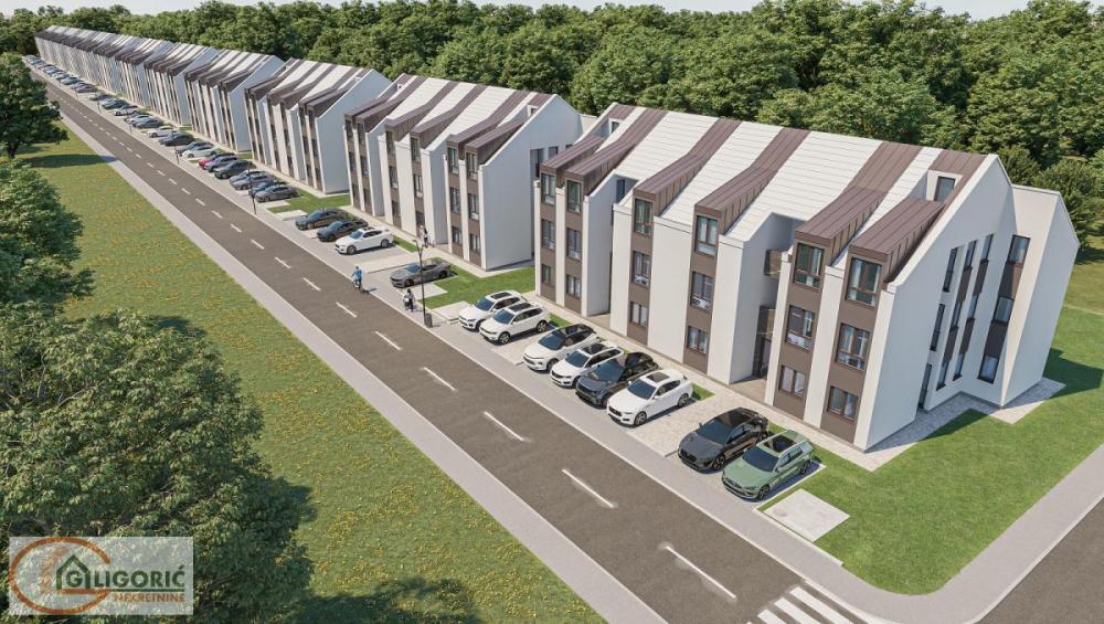 Stan na prodaju u Beogradu, Ledine, trosoban, 65m2, cena 117900 evra