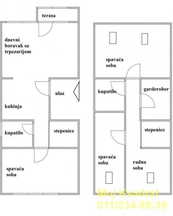 Stan na prodaju u Beogradu, Pašino brdo, 108m2, cena 280000 evra