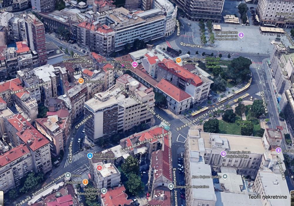 Stan na prodaju u Beogradu, Skadarlija, trosoban, 89m2, cena 299000 evra