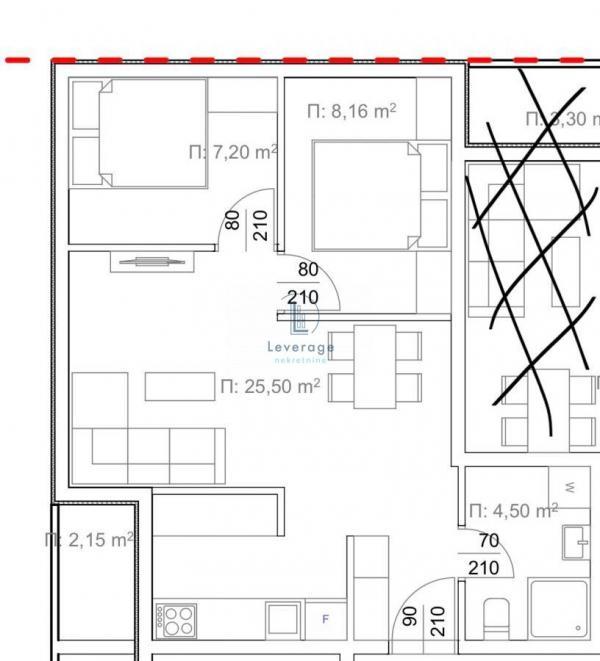 Stan na prodaju u Beogradu, Mirijevo, dvoiposoban, 48m2, cena 115200 evra