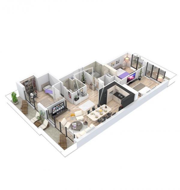 Stan na prodaju u Beogradu, Gornji grad, trosoban, 114m2, cena 359700 evra