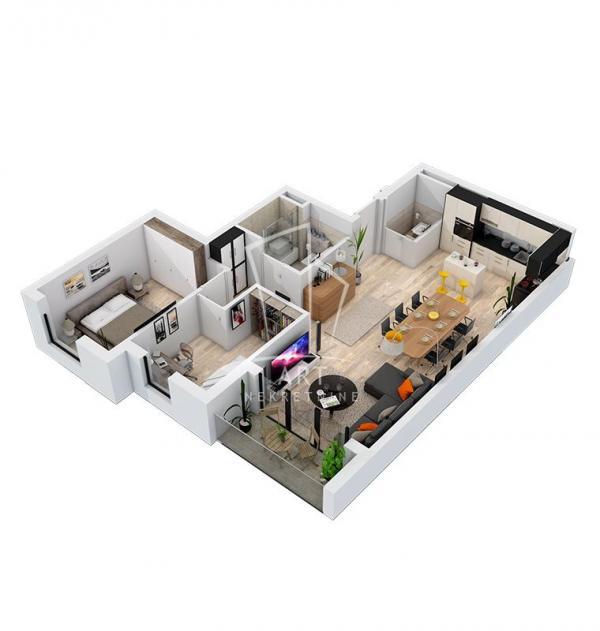 Stan na prodaju u Beogradu, Gornji grad, trosoban, 70m2, cena 215000 evra