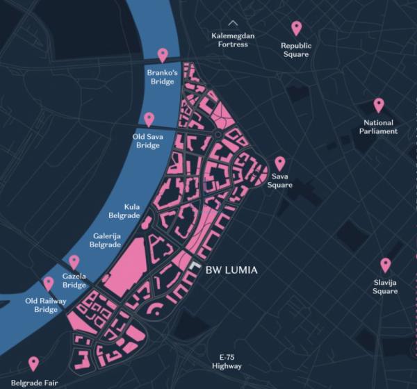 Stan na prodaju u Beogradu, Beograd na vodi, trosoban, 79m2, cena 325000 evra