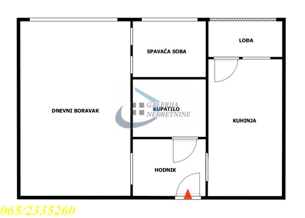 Stan na prodaju u Beogradu, Vračar, jednoiposoban, 38m2, cena 173000 evra