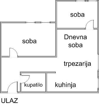 Stan na prodaju u Beogradu, Novi Beograd blok 72, dvoiposoban, 63m2, cena 126000 evra