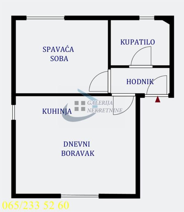 Stan na prodaju u Beogradu, Zvezdara, jednoiposoban, 35m2, cena 135000 evra