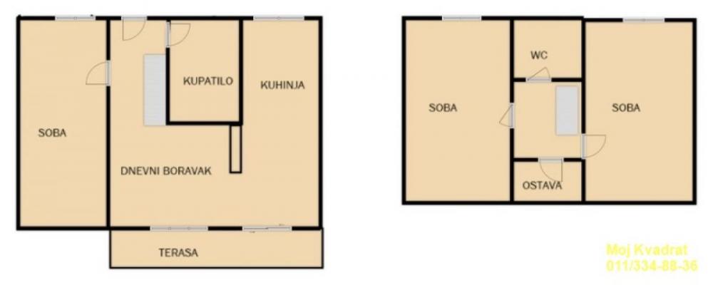 Stan na prodaju u Beogradu, Beograd (centar), cetvorosoban, 79m2, cena 278000 evra