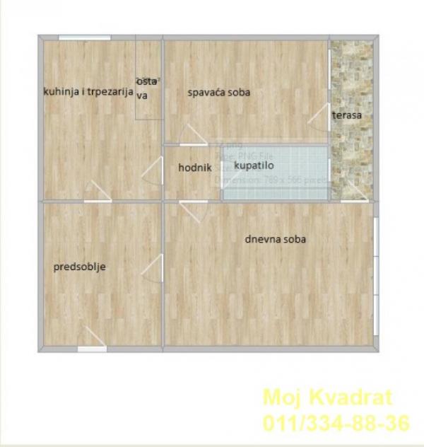 Stan na prodaju u Beogradu, Miljakovac 2, dvosoban, 60m2, cena 144000 evra