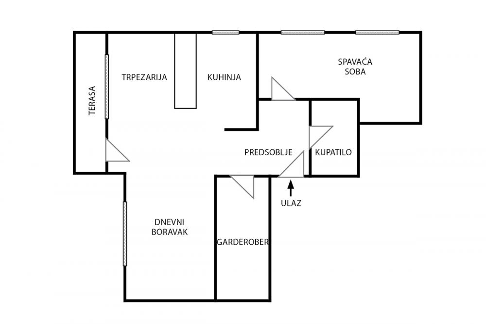Stan na prodaju u Beogradu, Vračar (Hram), dvosoban, 75m2, cena 339000 evra