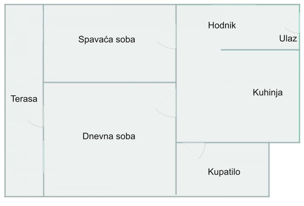Stan na prodaju u Beogradu, Borča, jednoiposoban, 40m2, cena 80000 evra