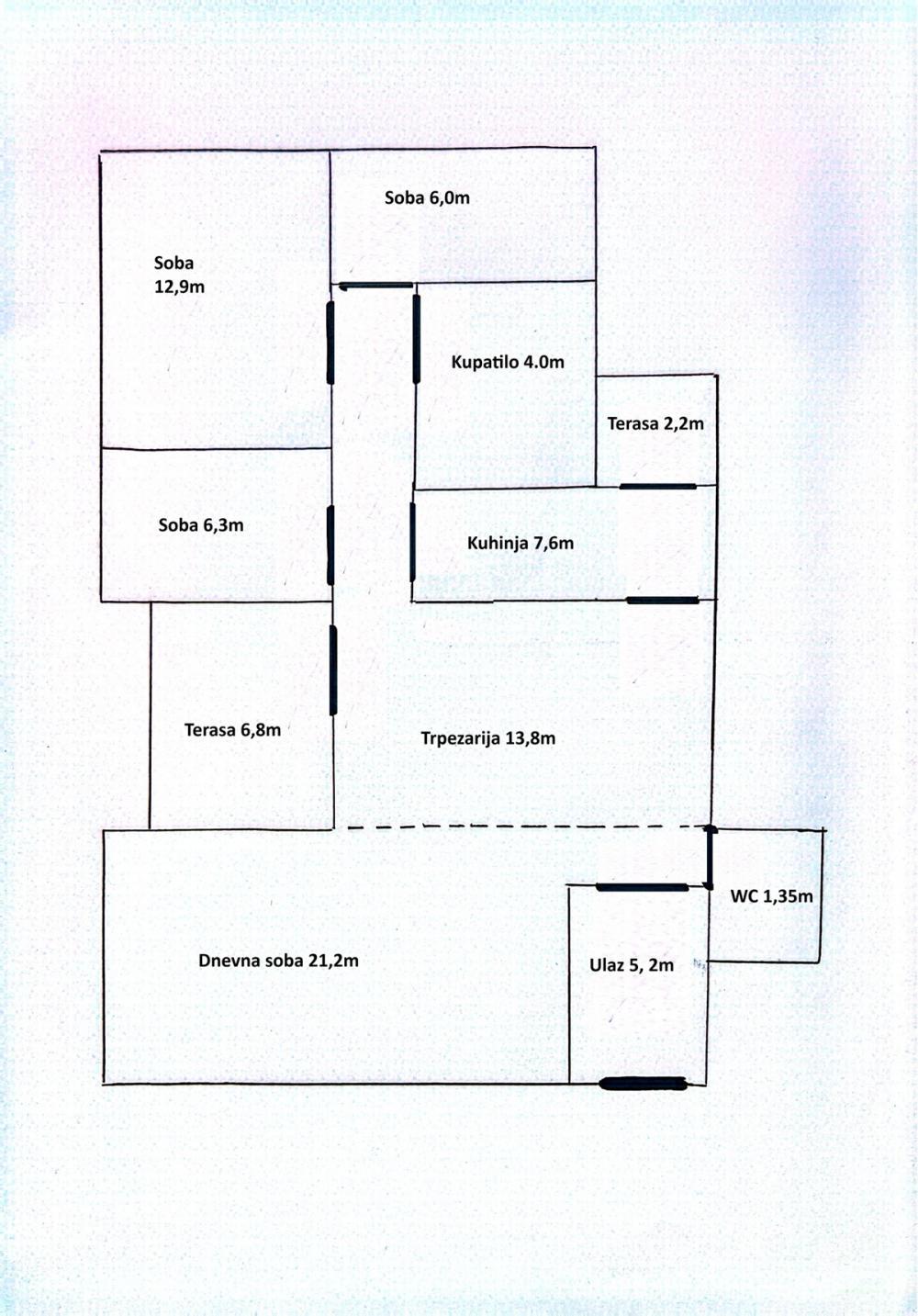 Stan na prodaju u Beogradu, Vidikovac, troiposoban, 91m2, cena 218000 evra