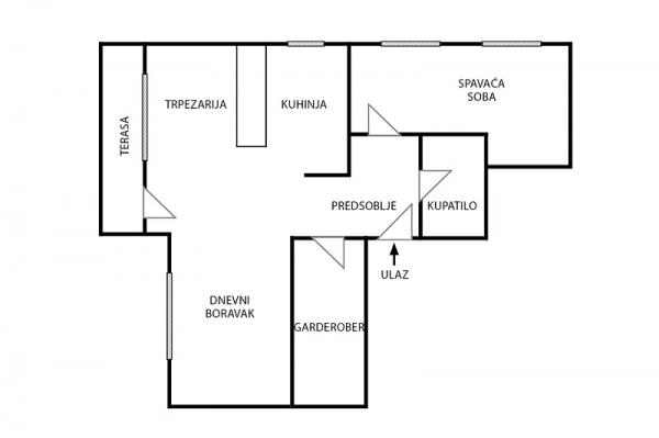 Stan na prodaju u Beogradu, Vračar (Hram), dvosoban, 75m2, cena 314000 evra