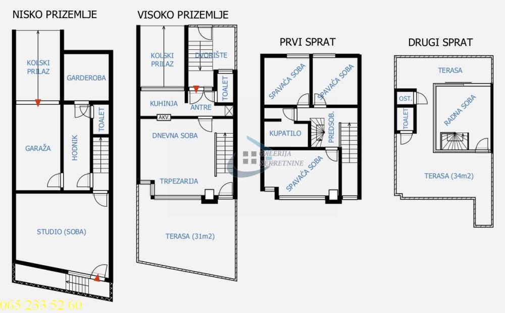 Stan na prodaju u Beogradu, Savski venac, 170m2, cena 795000 evra