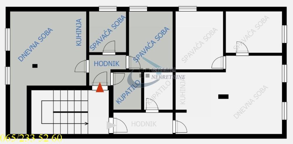 Stan na prodaju u Beogradu, Vračar, dvosoban, 46m2, cena 138000 evra
