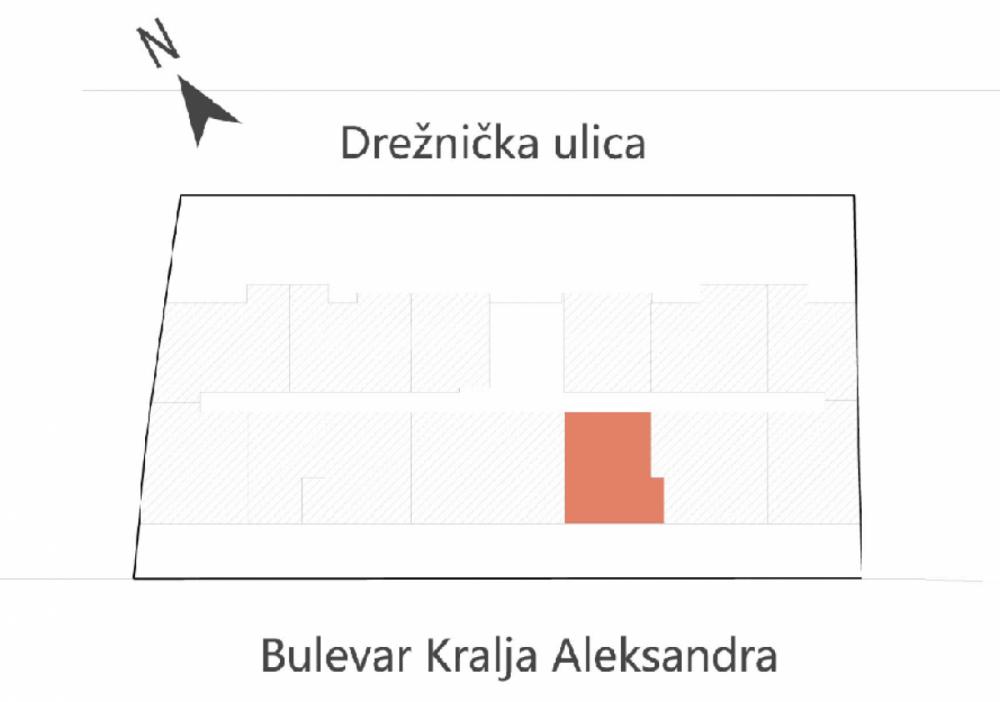Stan na prodaju u Beogradu, Zeleno brdo, dvosoban, 46m2, cena 138600 evra