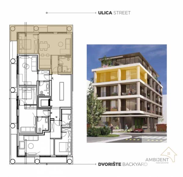 Stan na prodaju u Beogradu, Voždovac, dvosoban, 51m2, cena 191068 evra