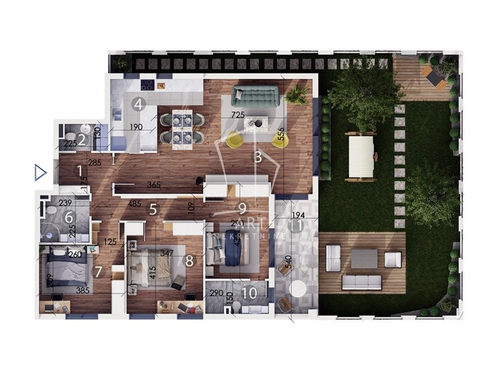 Stan na prodaju u Beogradu, Zemun, cetvorosoban, 115m2, cena 399500 evra