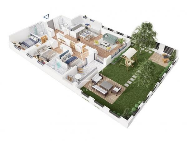Stan na prodaju u Beogradu, Zemun, cetvorosoban, 115m2, cena 399500 evra