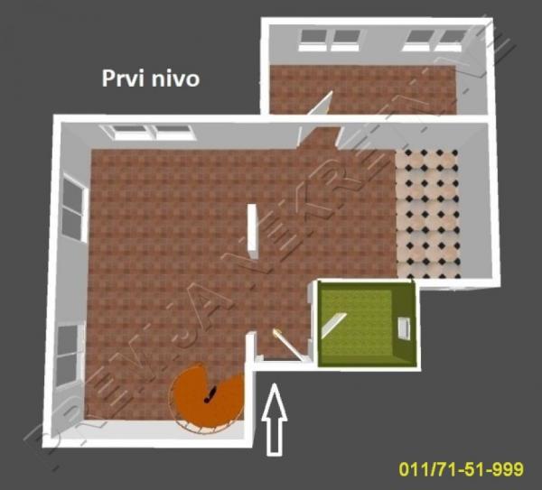 Stan na prodaju u Beogradu, Karaburma, trosoban, 73m2, cena 139800 evra