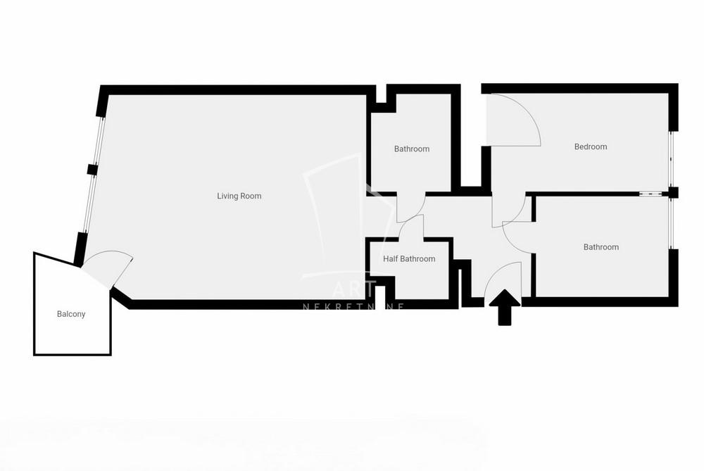 Stan na prodaju u Beogradu, Zvezdara, trosoban, 74m2, cena 245000 evra