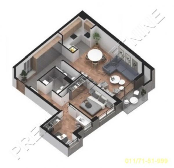 Stan na prodaju u Beogradu, Čubura, dvoiposoban, 65m2, cena 347000 evra