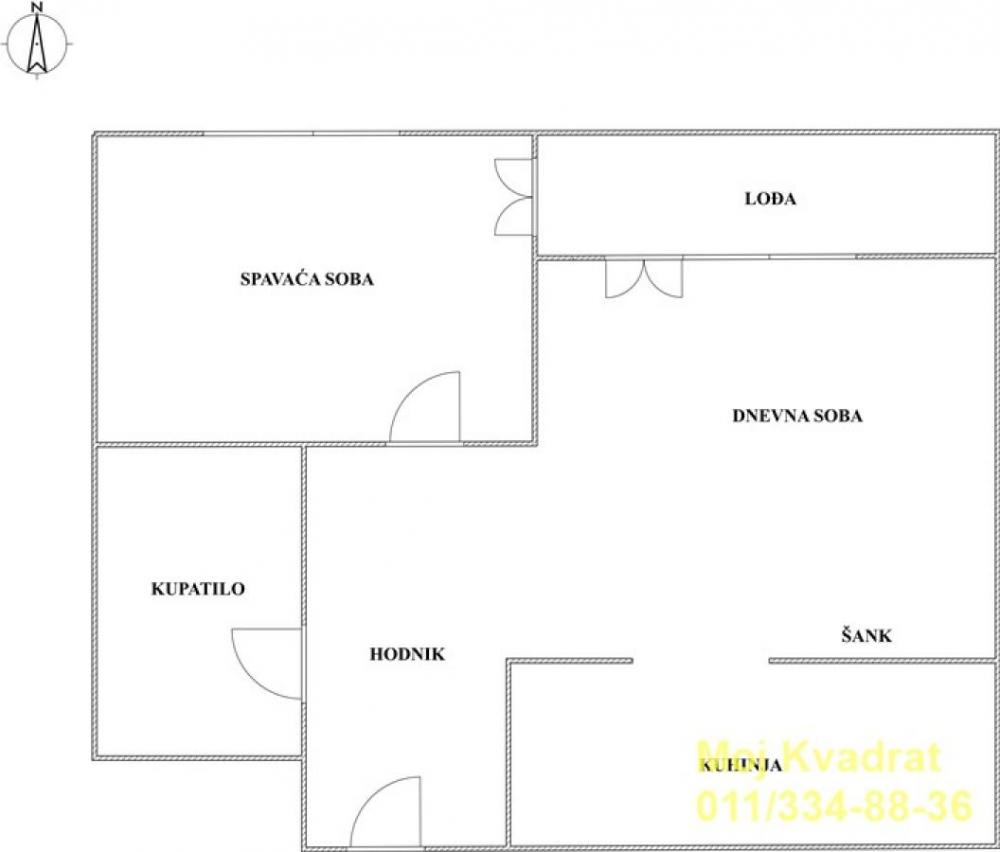 Stan na prodaju u Beogradu, Zemun, dvosoban, 51m2, cena 220000 evra