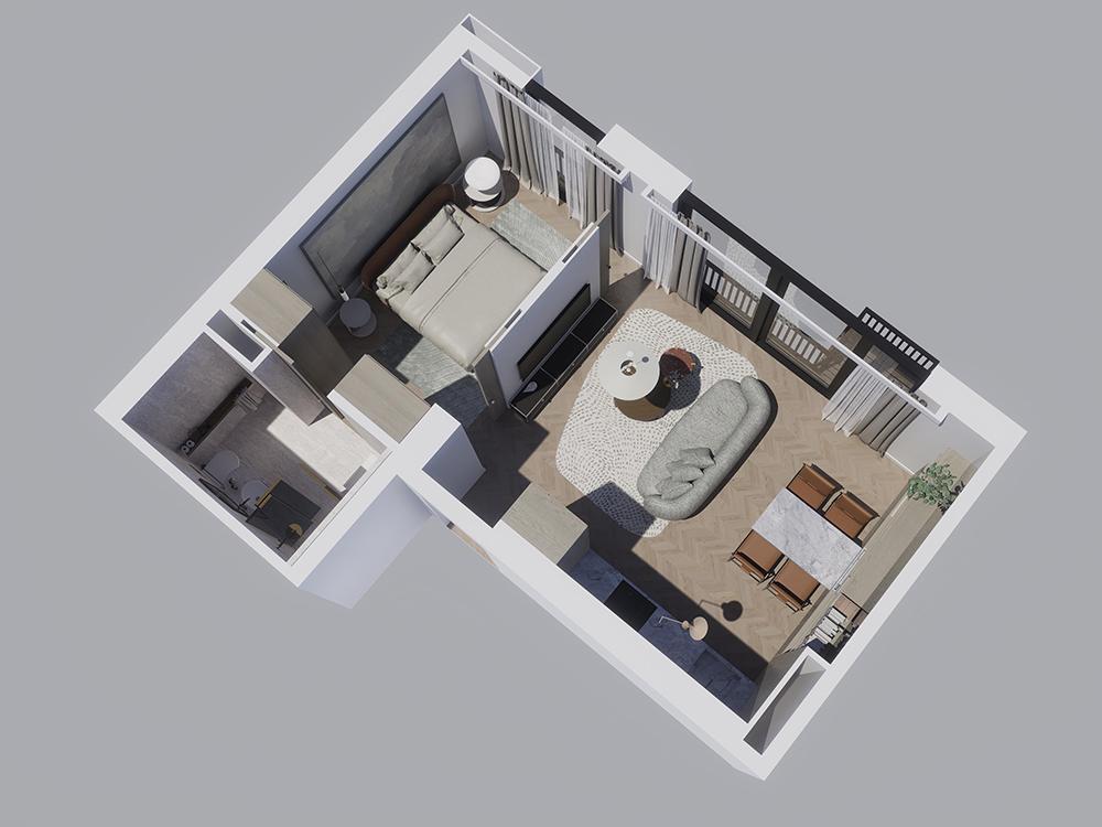 Stan na prodaju u Beogradu, Donji Dorćol, dvosoban, 43m2, cena 215000 evra