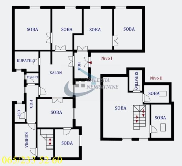 Stan na prodaju u Beogradu, Stari grad, 239m2, cena 1000000 evra