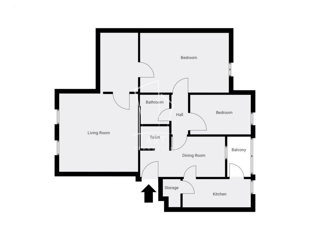 Stan na prodaju u Beogradu, Mirijevo, trosoban, 71m2, cena 173500 evra