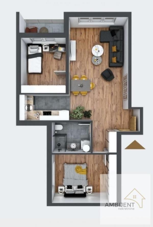 Stan na prodaju u Beogradu, Vračar (Centar), dvoiposoban, 62m2, cena 217700 evra