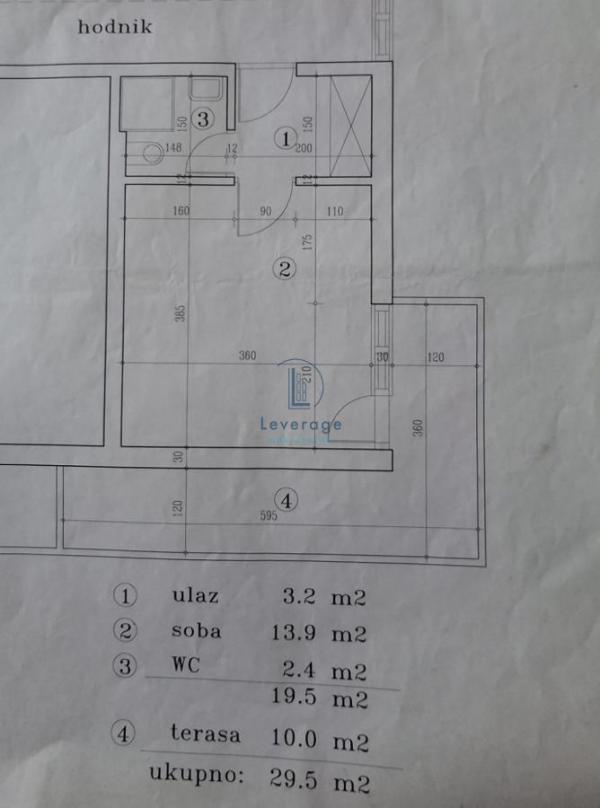 Stan na prodaju u Beogradu, Fontana, jednosoban, 29m2, cena 111800 evra
