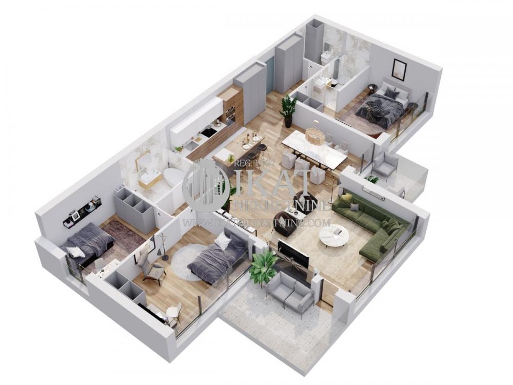 Stan na prodaju u Beogradu, Vračar (Hram), cetvorosoban, 147m2, cena 699164 evra