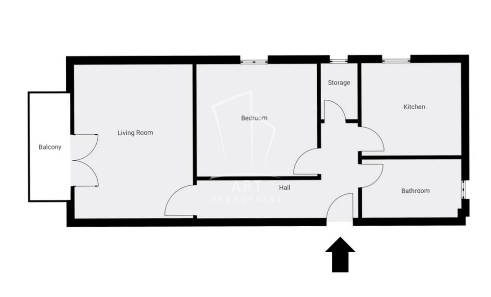Stan na prodaju u Beogradu, Višnjička banja, dvosoban, 55m2, cena 175000 evra
