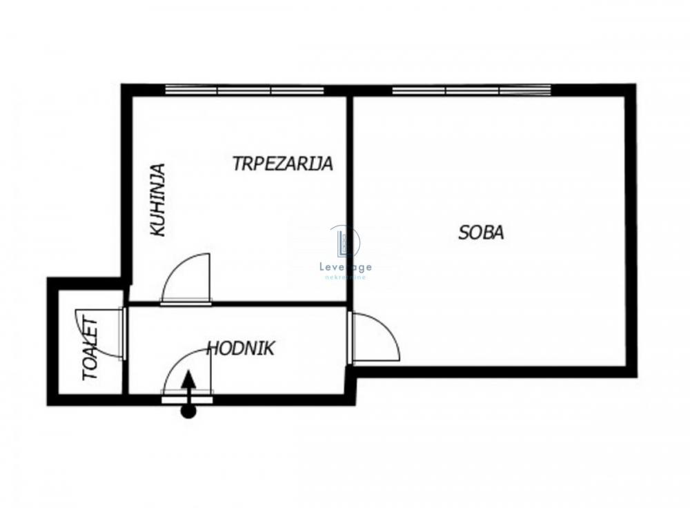 Stan na prodaju u Beogradu, Tašmajdan, jednosoban, 30m2, cena 140000 evra