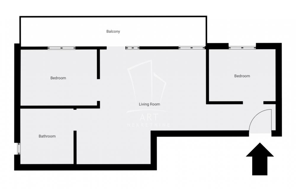 Stan na prodaju u Beogradu, Mirijevo, dvosoban, 37m2, cena 93075 evra